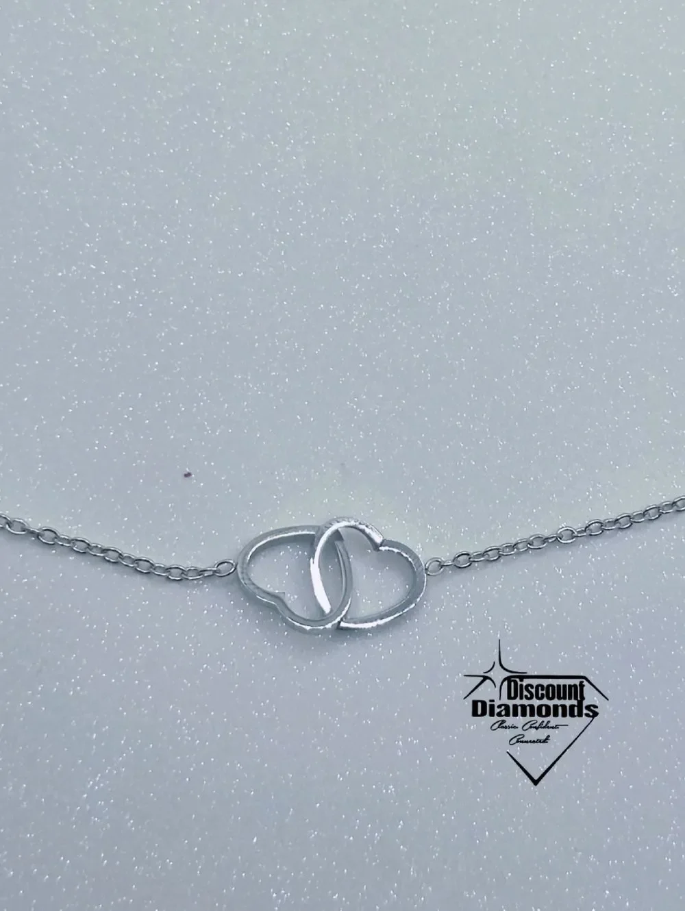 Stainless Steel Double Heart Necklace